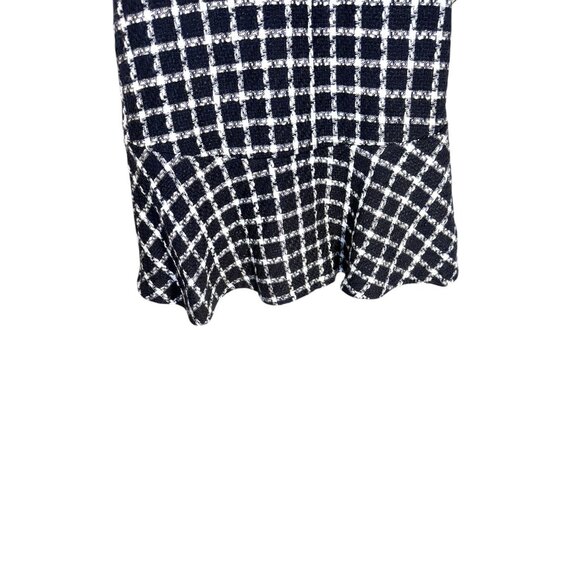 Free Assembly Black & White Checked Short Sleeve Dress Size L - Picture 5 of 8